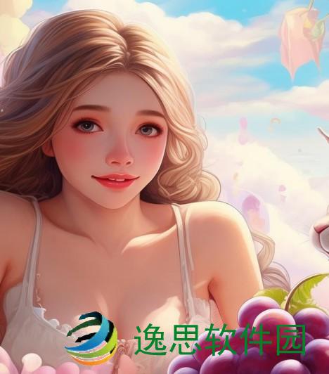 大白兔与两颗葡萄的甜蜜邂逅，品味童年记忆中的美好瞬间