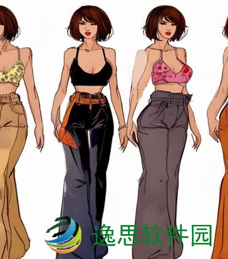 女士萝卜裤子图片大全-时尚女士萝卜裤子图片大全展现多种风格与搭配灵感