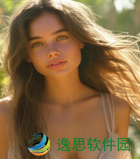 女性自然之美展现无拘束的真实状态